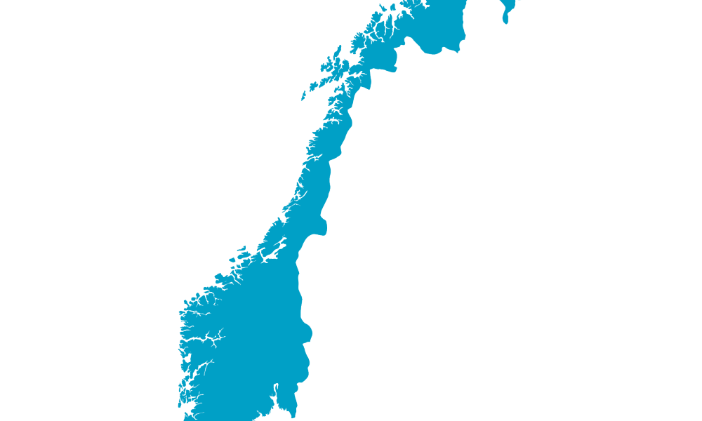 Ikoner til bruk for Kommunespeilet, kart over Norge